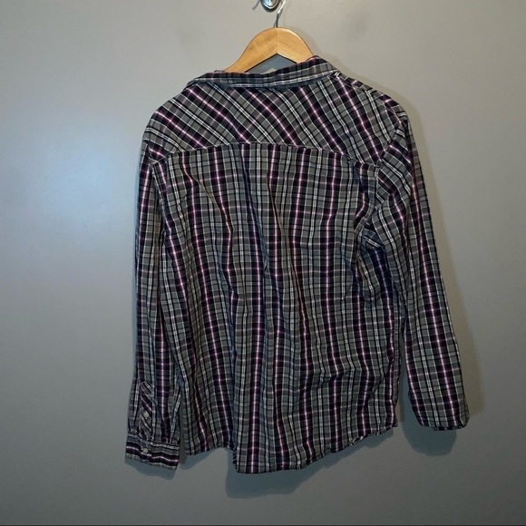 Vurt Purple Button down flannel - Picture 6 of 6